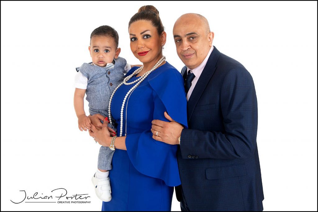 Formal family portraits in Southampton