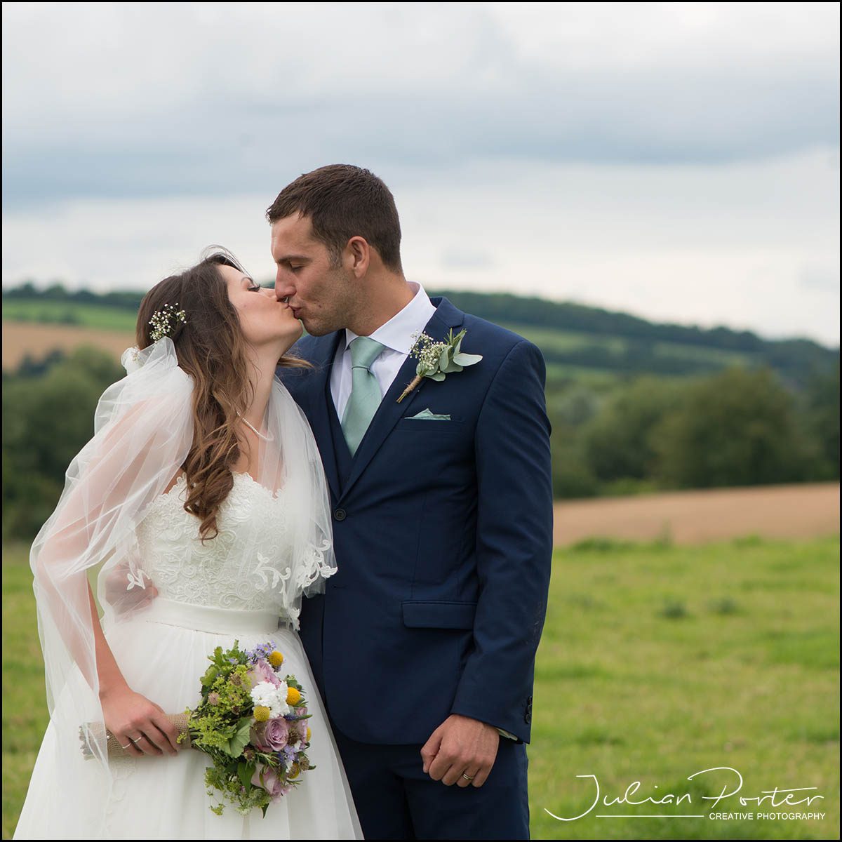 wedding couple at Barford Park