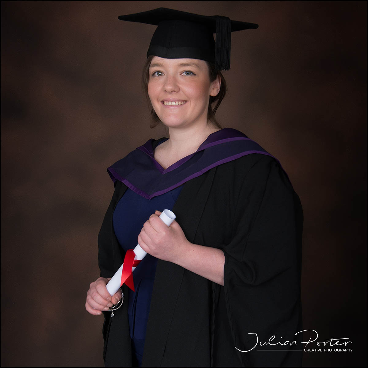 Graduation photos in Southampton Gown included Julian Porter Photography