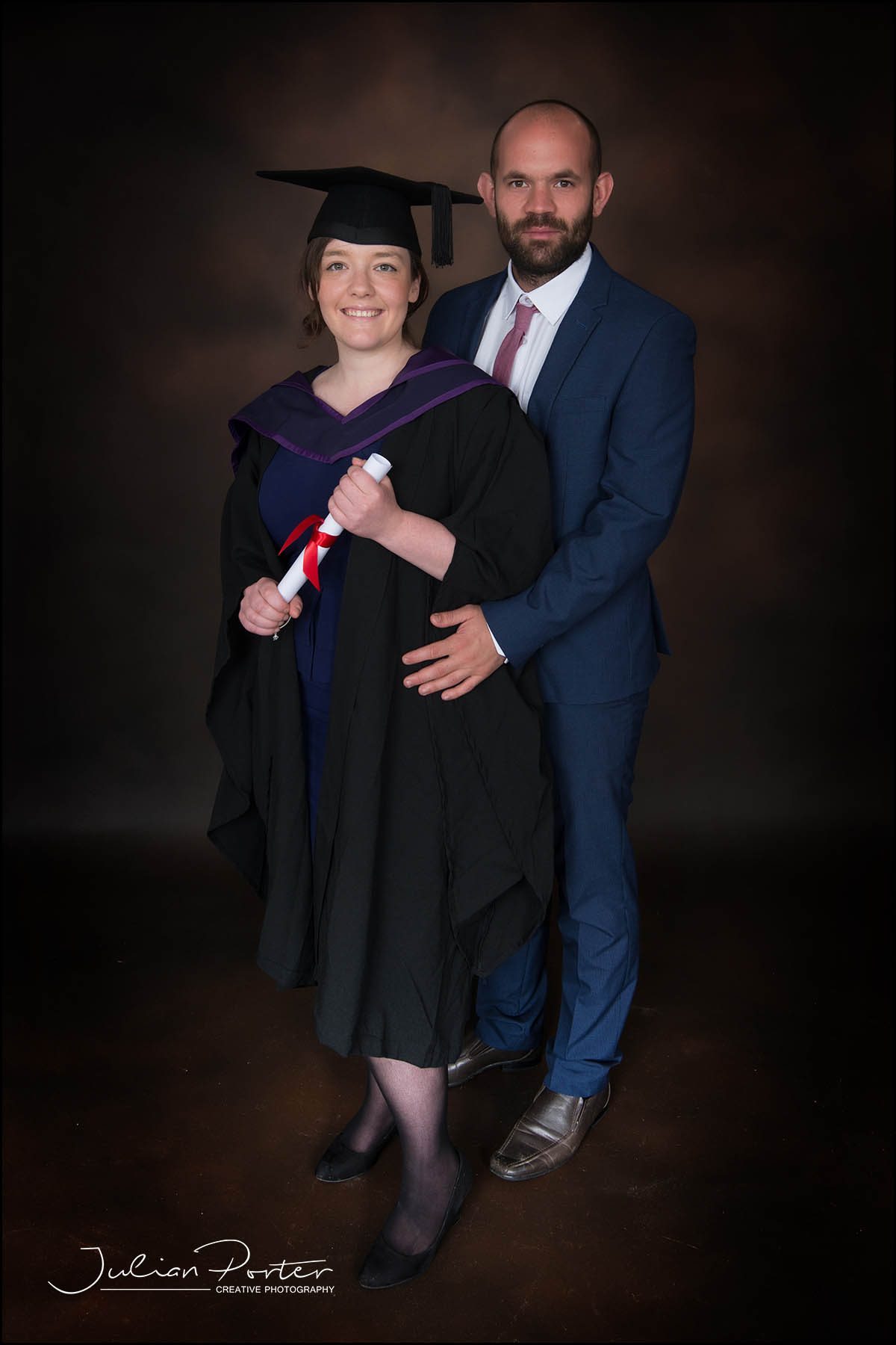 Graduation photos in Southampton Gown included Julian Porter Photography