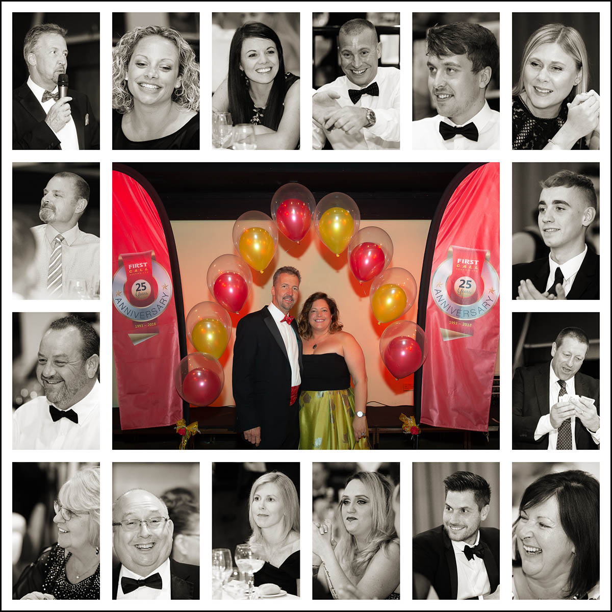 Party photographers Southampton for First Call Heating 25 year Anniversary celebrations